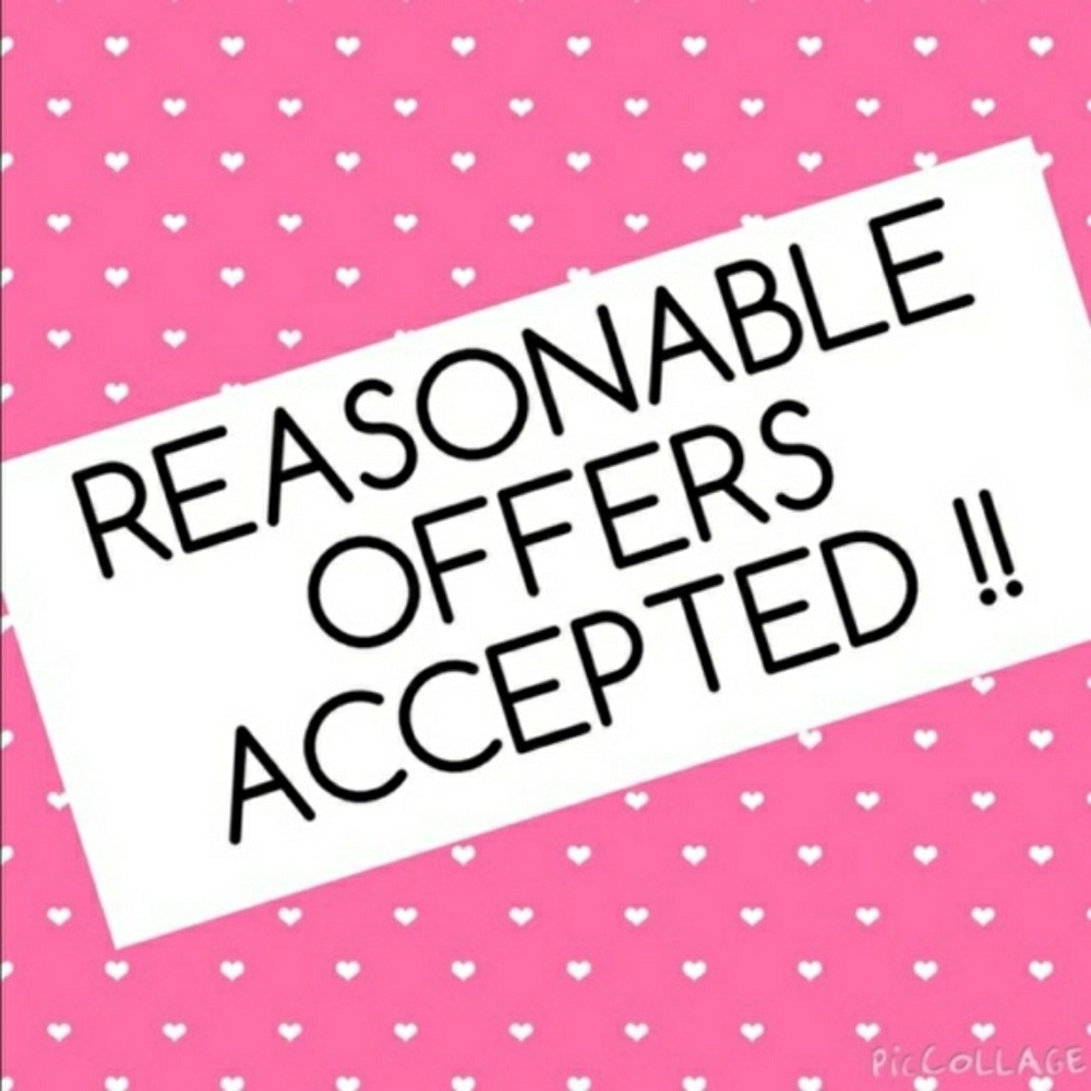 Reasonable offers accepted!